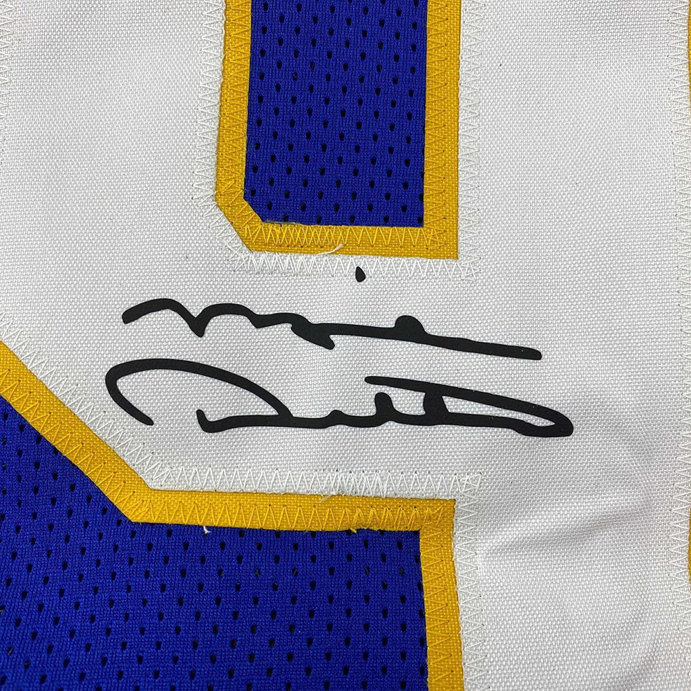 Framed Facsimile Autographed Mike Ditka 35x39 Pittsburgh Blue Reprint Laser Auto College Football Jersey (ONLINE ORDER ONLY)