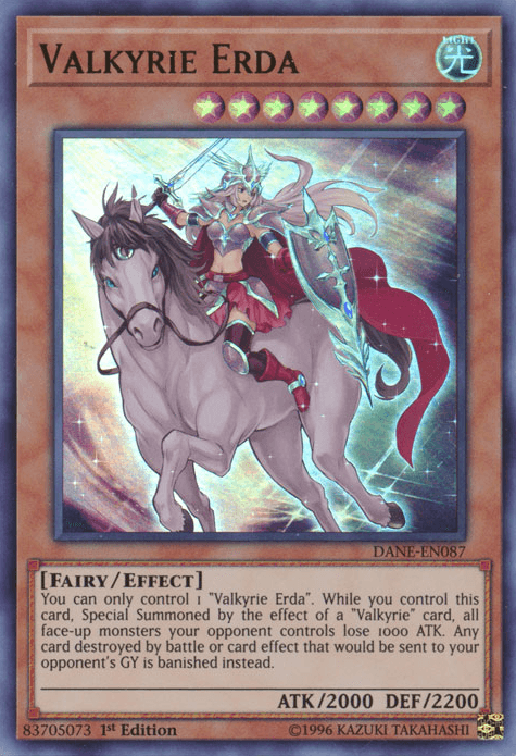 Valkyrie Erda [DANE-EN087] Ultra Rare (ONLINE ORDER ONLY)