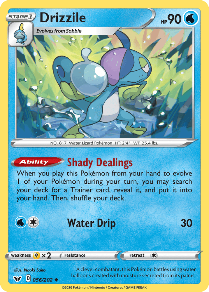 Drizzile (056/202) [Sword & Shield: Base Set] (Online Only)