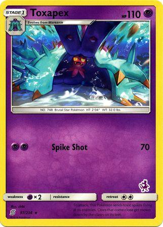 Toxapex (97/236) (Mewtwo Deck) [Battle Academy 2020] (Online Only)