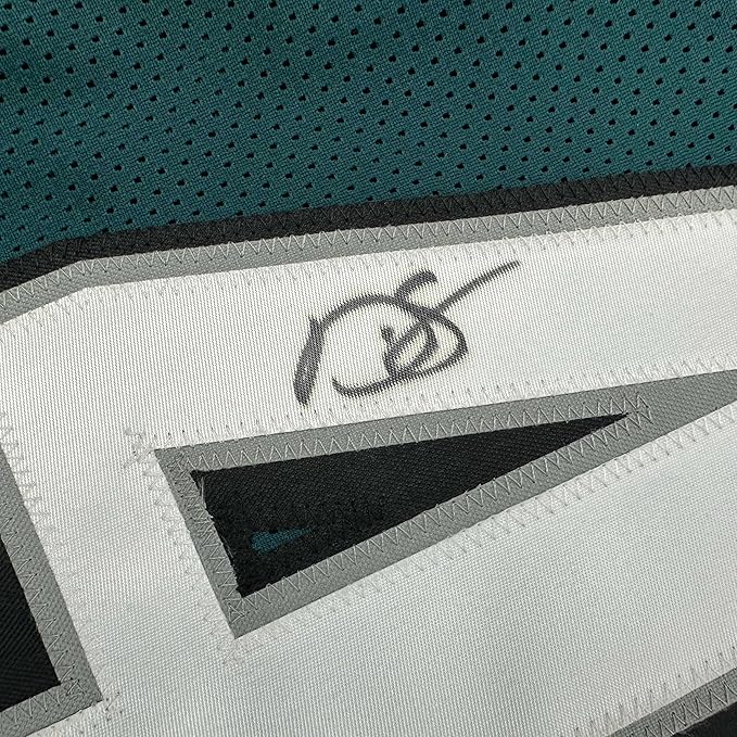 Framed Autographed/Signed Darren Sproles 35x39 Philadelphia Green Football Jersey Beckett BAS COA