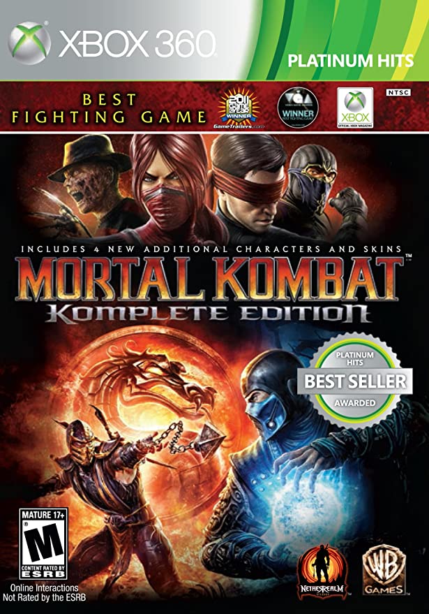 Mortal Kombat Komplete Edition (Platinum Hits) (Xbox 360) (ONLINE ORDER ONLY)
