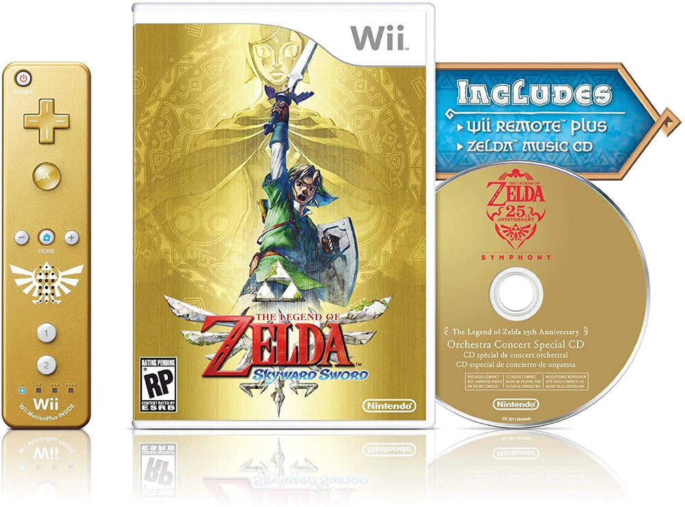 Legend of Zelda: Skyward Sword with Music CD and Wiimote (Nintendo Wii) (Online Order Only)
