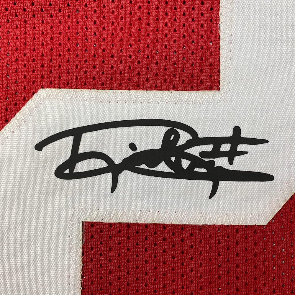 Framed Facsimile Autographed Derrick Henry 35x39 Alabama Red Reprint Laser Auto College Football Jersey (ONLINE ORDER ONLY)