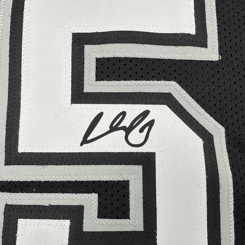 Framed Facsimile Autographed Stephon Castle 35x39 San Antonio Black Reprint Laser Auto Basketball Jersey (ONLINE ORDER ONLY)