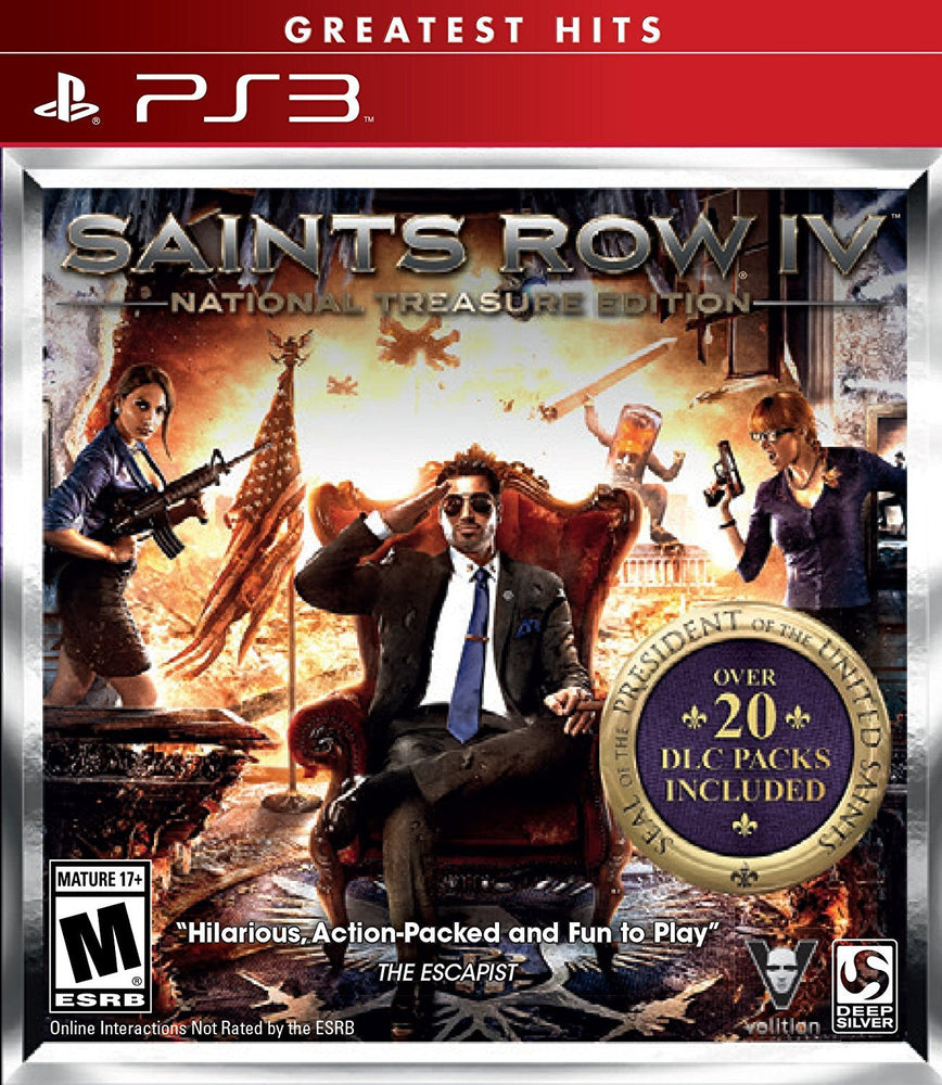 Saints Row IV: National Treasure Edition (Greatest Hits) (Playstation 3) (Online Only)