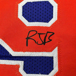 Framed Facsimile Autographed RJ R.J. Barrett 35x39 New York Blue Reprint Laser Auto Basketball Jersey (ONLINE ORDER ONLY)