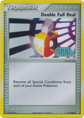 Double Full Heal (77/100) (Stamped) [EX: Crystal Guardians] (Online Only)
