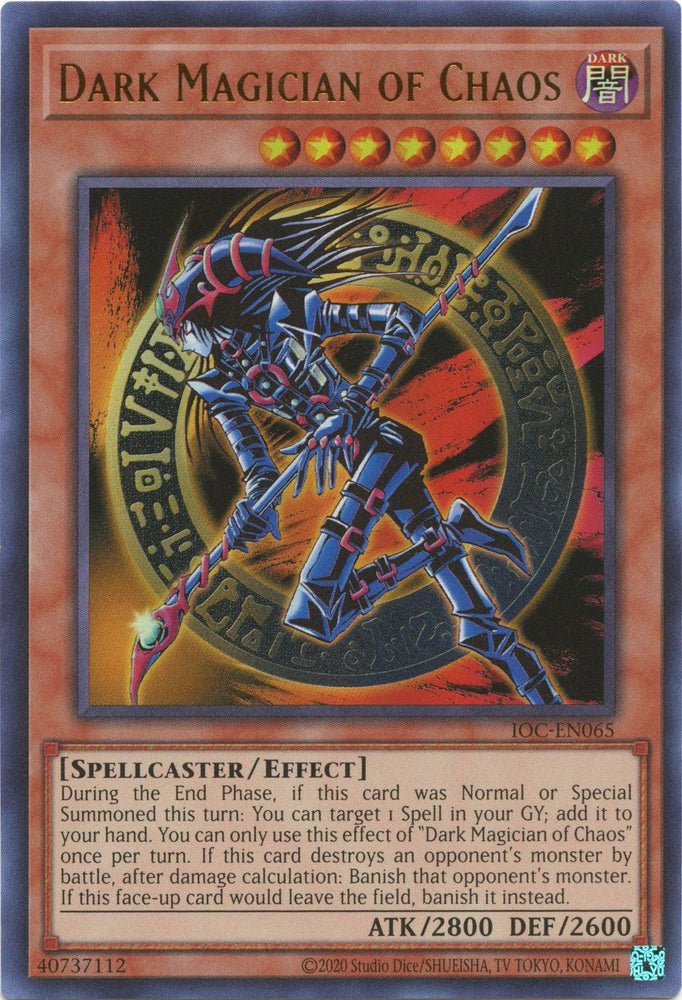 Dark Magician of Chaos (25th Anniversary) [IOC-EN065] Ultra Rare (ONLINE ORDER ONLY)