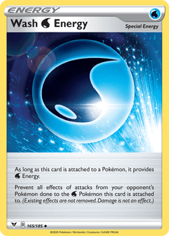 Wash Water Energy (165/185) [Sword & Shield: Vivid Voltage] (Online Only)