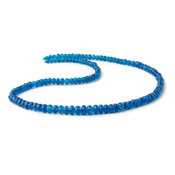 3.5-6mm Neon Apatite faceted rondelle beads 16.5 inch 130 pieces AAA (ONLINE ORDER ONLY)