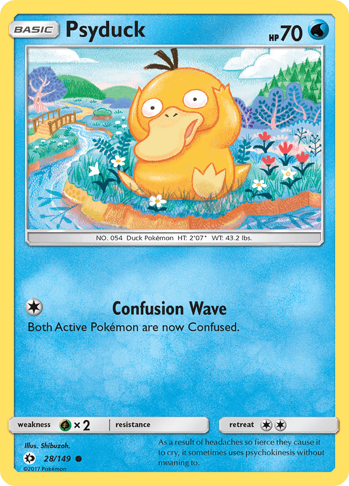Psyduck (28/149) [Sun & Moon: Base Set] (Online Only)