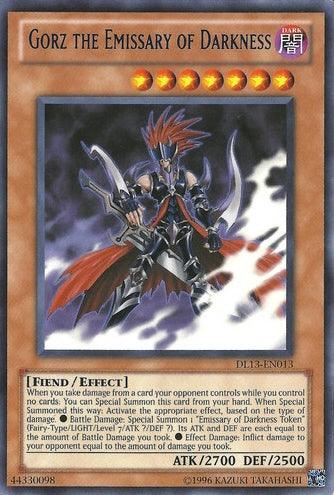 Gorz the Emissary of Darkness (Blue) [DL13-EN013] Rare (ONLINE ORDER ONLY)