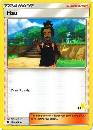 Hau (120/149) (Pikachu Stamp #54) [Battle Academy 2020] (Online Only)