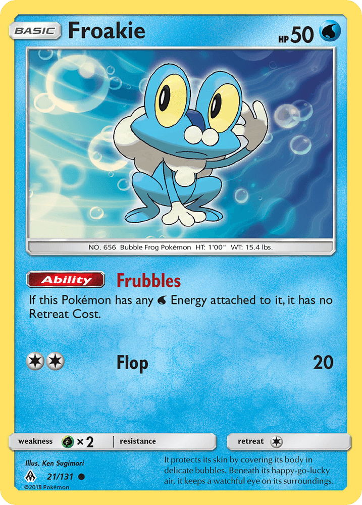 Froakie (21/131) [Sun & Moon: Forbidden Light] (Online Only)