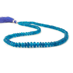 4-8.5mm Neon Apatite plain rondelle beads 18 inch 131 pieces (ONLINE ORDER ONLY)
