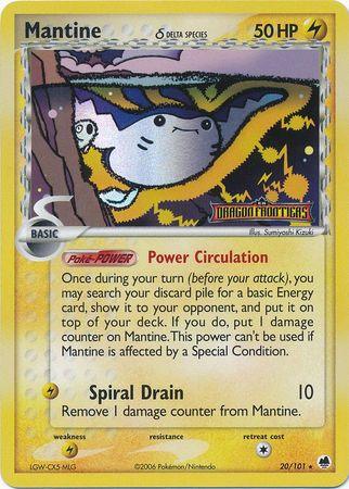 Mantine (20/101) (Delta Species) (Stamped) [EX: Dragon Frontiers] (Online Only)