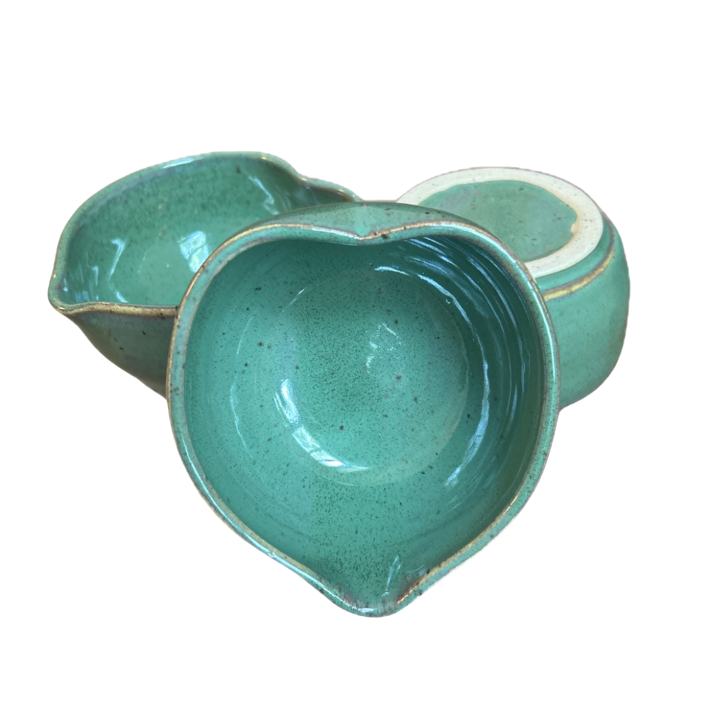 Handcrafted Heart-Shaped Matcha Bowl (ONLINE ORDER ONLY)