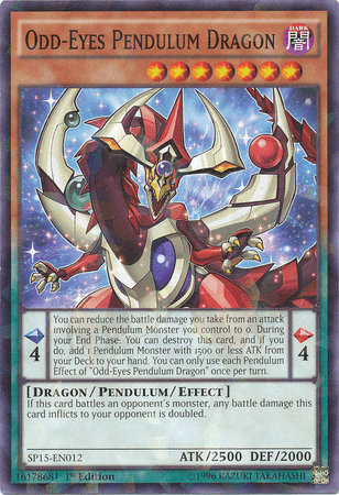 Odd-Eyes Pendulum Dragon [SP15-EN012] Shatterfoil Rare (ONLINE ORDER ONLY)