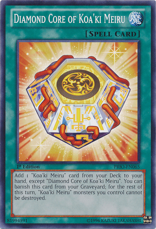 Diamond Core of Koa'ki Meiru [PRIO-EN065] Common (ONLINE ORDER ONLY)