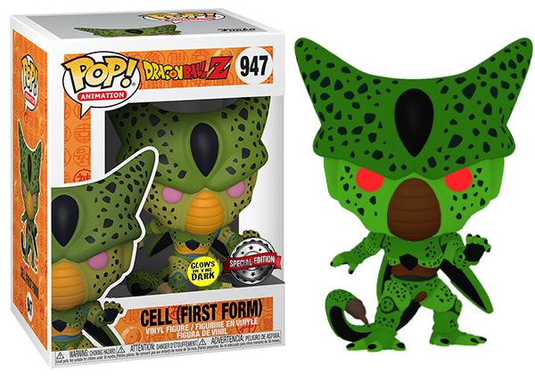 Cell (First Form, Glow in the Dark, Dragon Ball Z) 947 - Special Edition Exclusive (Online Order Only)