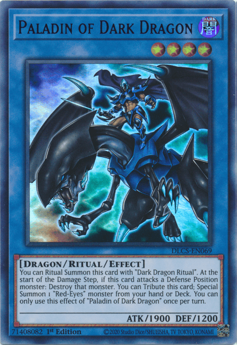 Paladin of Dark Dragon (Purple) [DLCS-EN069] Ultra Rare (ONLINE ORDER ONLY)