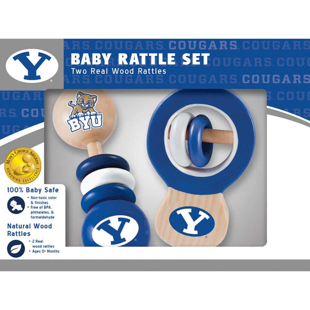 BYU Cougars - Baby Rattles 2-Pack (ONLINE ORDER ONLY)