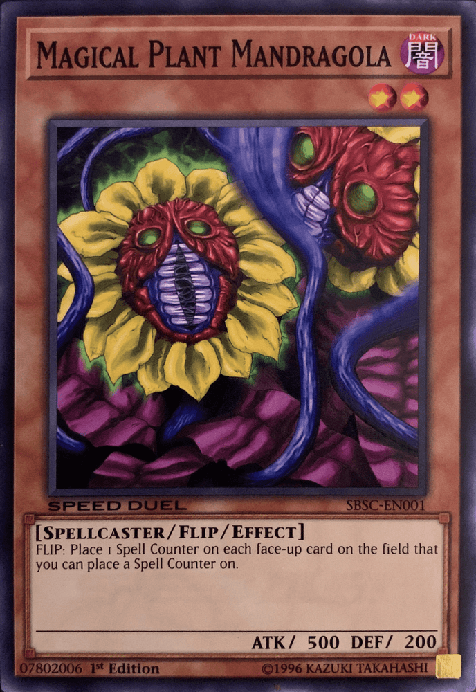 Magical Plant Mandragola [SBSC-EN001] Common (ONLINE ORDER ONLY)