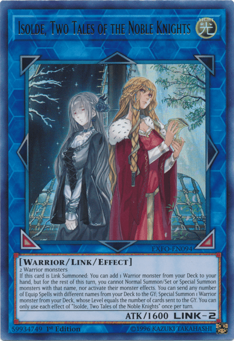 Isolde, Two Tales of the Noble Knights [EXFO-EN094] Ultra Rare (ONLINE ORDER ONLY)