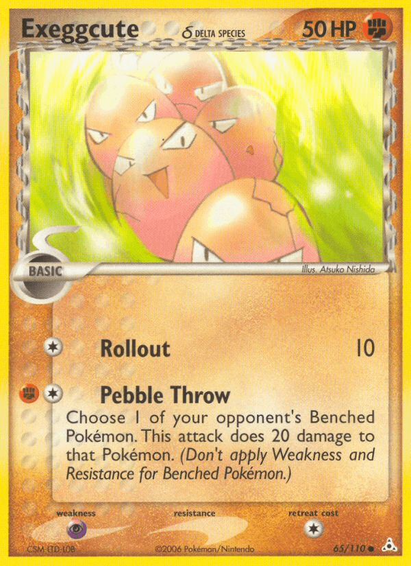 Exeggcute (65/110) (Delta Species) [EX: Holon Phantoms] (Online Only)