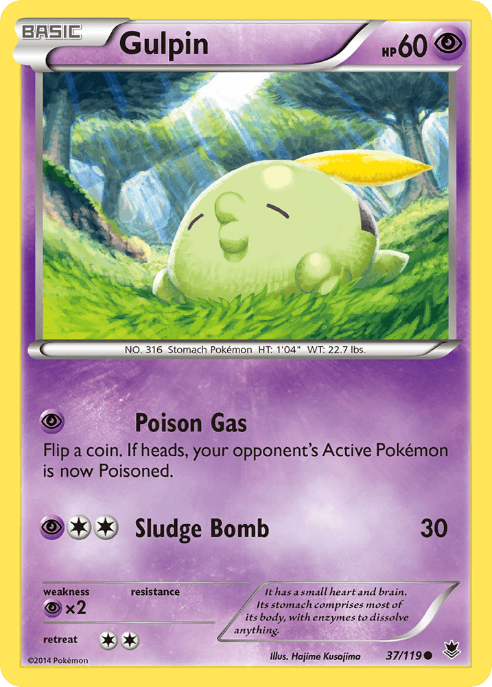 Gulpin (37/119) [XY: Phantom Forces] (Online Only)