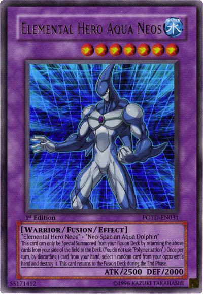 Elemental Hero Aqua Neos [POTD-EN031] Ultra Rare (ONLINE ORDER ONLY)