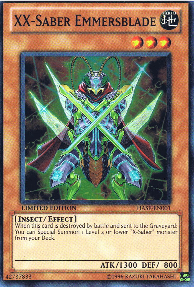 XX-Saber Emmersblade [HASE-EN001] Super Rare (ONLINE ORDER ONLY)