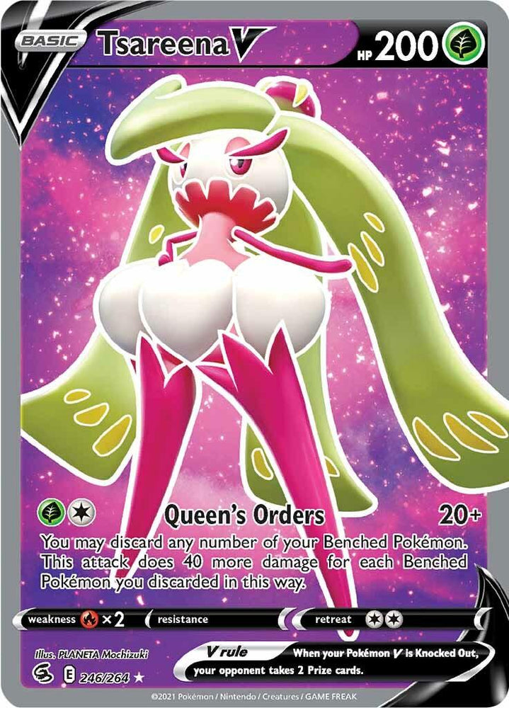Tsareena V (246/264) [Sword & Shield: Fusion Strike] (Online Only)