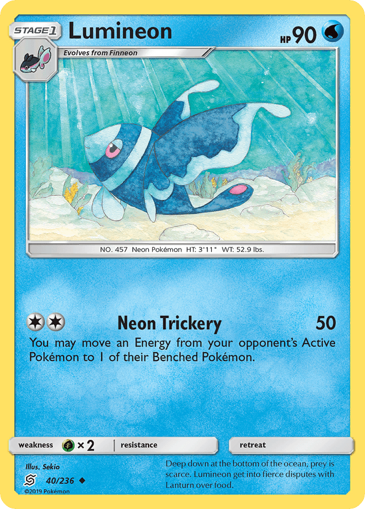 Lumineon (40/236) [Sun & Moon: Unified Minds] (Online Only)