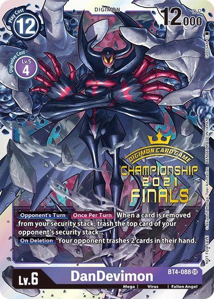 DanDevimon [BT4-088] (2021 Championship Finals Event Pack Alt-Art Gold Stamp Set) [Great Legend Promos] (ONLINE ORDER ONLY)