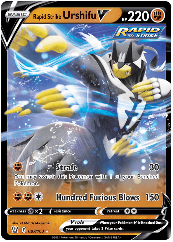 Rapid Strike Urshifu V (087/163) [Sword & Shield: Battle Styles] (Online Only)