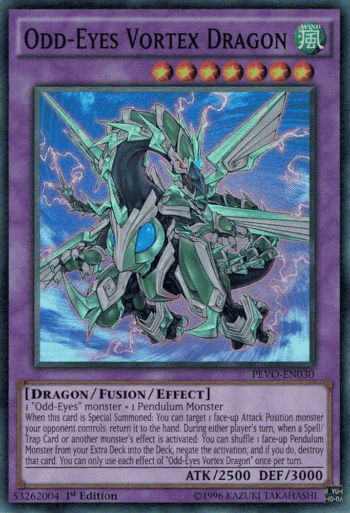Odd-Eyes Vortex Dragon [PEVO-EN030] Super Rare (ONLINE ORDER ONLY)