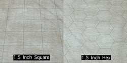 Reversible Battlemat™ 1½" Squares & 1½" Hexes (23 ½" x 26" Playing Surface) (Online Only)