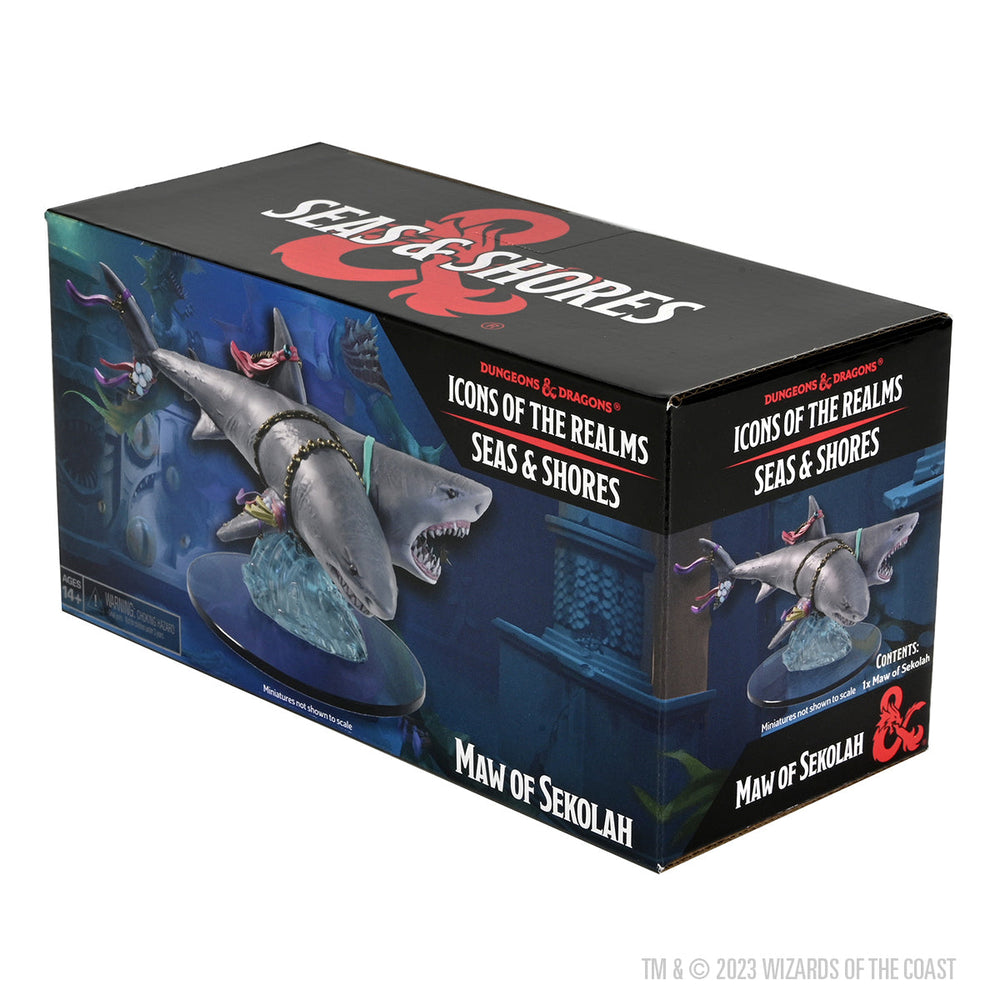 D&D: Icons of the Realms - Seas & Shores Maw of Sekolah Boxed Figure (ONLINE ORDER ONLY)