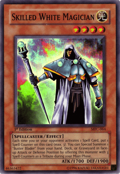 Skilled White Magician [MFC-064] Super Rare (ONLINE ORDER ONLY)