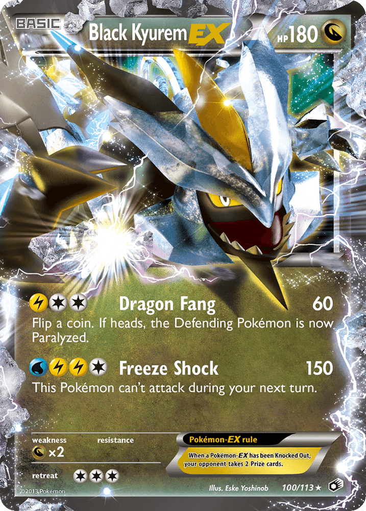 Black Kyurem EX (100/113) [Black & White: Legendary Treasures] (Online Only)