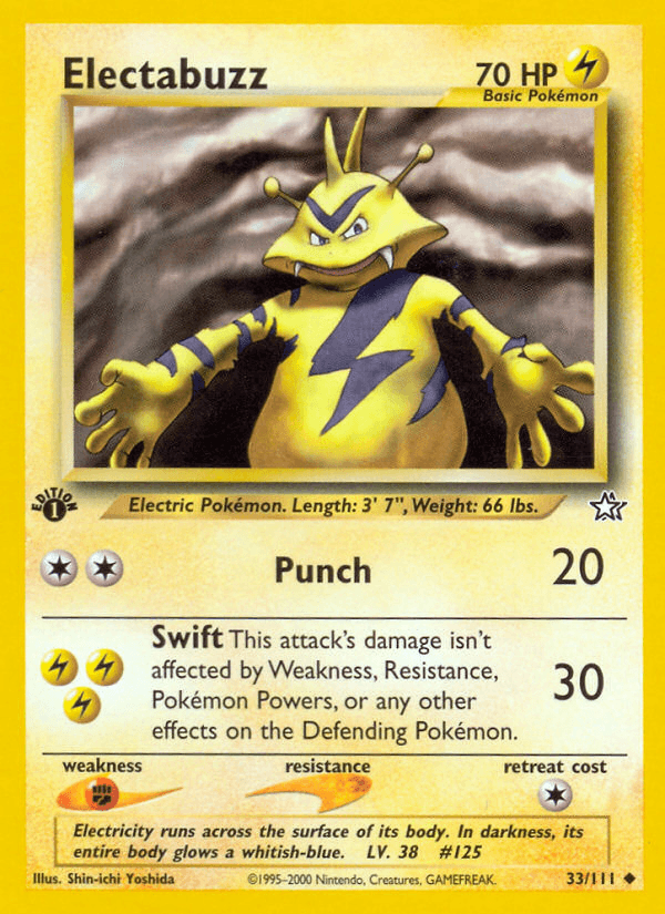 Electabuzz (33/111) [Neo Genesis 1st Edition] (Online Only)