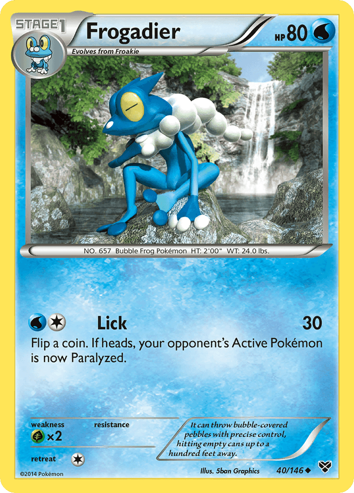 Frogadier (40/146) [XY: Base Set] (Online Only)