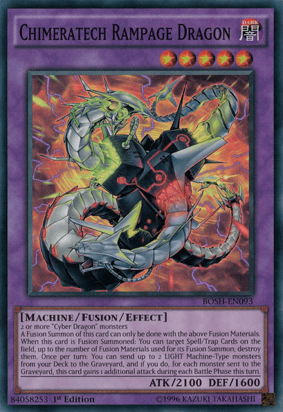 Chimeratech Rampage Dragon [BOSH-EN093] Super Rare (ONLINE ORDER ONLY)