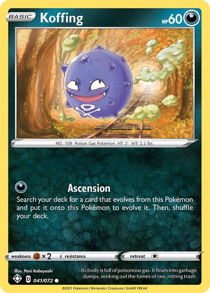 Koffing (041/072) [Sword & Shield: Shining Fates] (Online Only)
