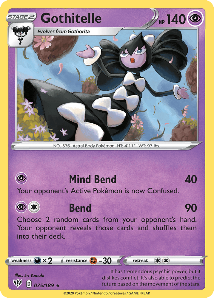 Gothitelle (075/189) [Sword & Shield: Darkness Ablaze] (Online Only)