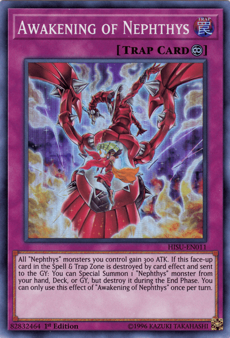 Awakening of Nephthys [HISU-EN011] Super Rare (ONLINE ORDER ONLY)