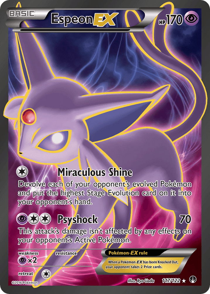 Espeon EX (117/122) [XY: BREAKpoint] (Online Only)