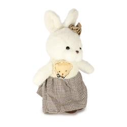 11-inch Old Towne Sage Rabbit with Checkered Dress (ONLINE ORDER ONLY)